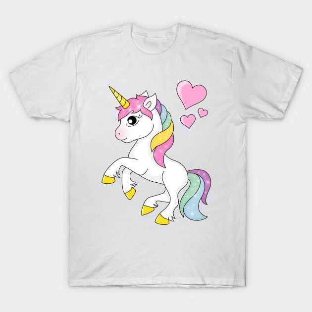 Unicorn T-Shirt by Rikudou